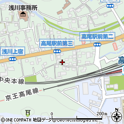 東京都八王子市高尾町1551周辺の地図