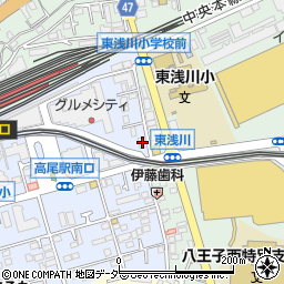 東京都八王子市初沢町1276-1周辺の地図