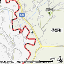 神奈川県相模原市緑区佐野川2418-1周辺の地図