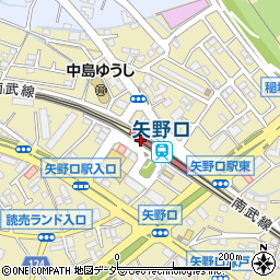 東京都稲城市矢野口287周辺の地図