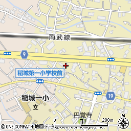 東京都稲城市矢野口958周辺の地図