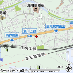 東京都八王子市高尾町1533周辺の地図