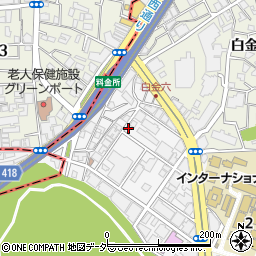 東京都港区白金台5丁目4-20周辺の地図
