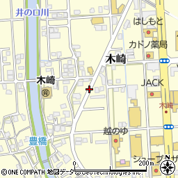 福井県敦賀市木崎周辺の地図