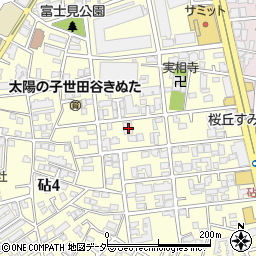東京都世田谷区砧2丁目6-16周辺の地図