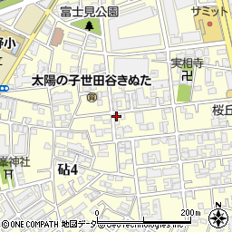 東京都世田谷区砧2丁目6-12周辺の地図