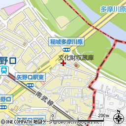 東京都稲城市矢野口3750-185周辺の地図