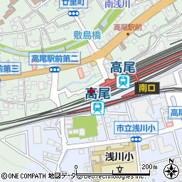 東京都八王子市高尾町1205周辺の地図