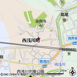 東京都八王子市西浅川町126周辺の地図