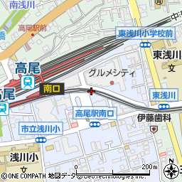 ルパ高尾店周辺の地図