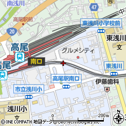 ドトールコーヒーショップ高尾駅前店周辺の地図