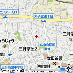 東京都世田谷区三軒茶屋2丁目周辺の地図
