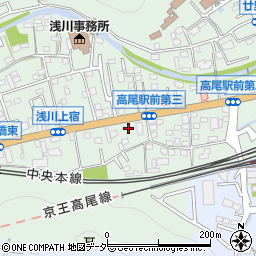 東京都八王子市高尾町1544周辺の地図