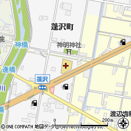 ヤマダデンキヤマダアウトレット館甲府店周辺の地図
