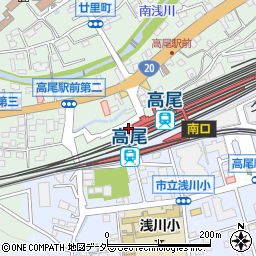 東京都八王子市高尾町1201周辺の地図
