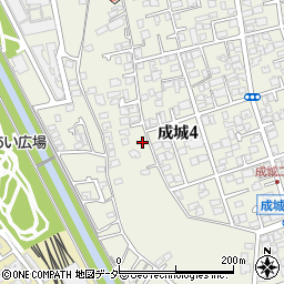 東京都世田谷区成城4丁目周辺の地図