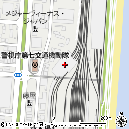 東京都江東区新木場4丁目4-15周辺の地図