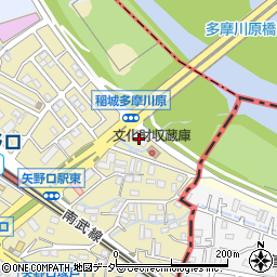 東京都稲城市矢野口3750-3周辺の地図