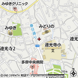 東京都多摩市連光寺3丁目62-10周辺の地図