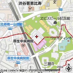ラフィネ恵比寿ガーデンプレイス店周辺の地図