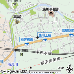 東京都八王子市高尾町1701周辺の地図