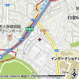 東京都港区白金台5丁目4-22周辺の地図
