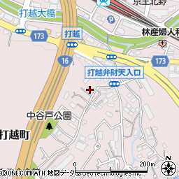 東京都八王子市打越町1214周辺の地図