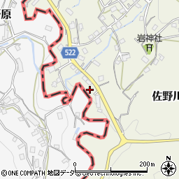 神奈川県相模原市緑区佐野川2422周辺の地図