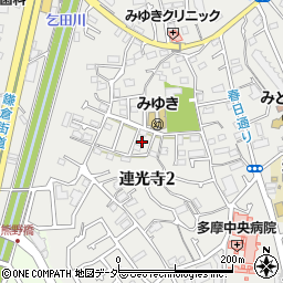 東京都多摩市連光寺2丁目14周辺の地図