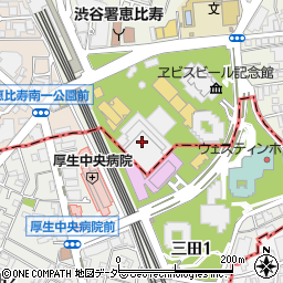 ファミマ！！恵比寿ガーデンプレイス店周辺の地図