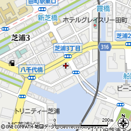 三菱ＵＦＪ銀行芝浦 ＡＴＭ周辺の地図