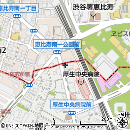 日本メイクアップ連盟事務局周辺の地図