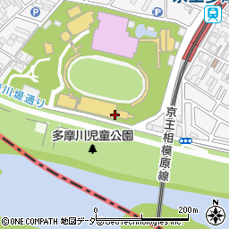 東京オーヴァル京王閣周辺の地図