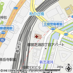 三田防犯協会周辺の地図