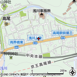 東京都八王子市高尾町1676周辺の地図