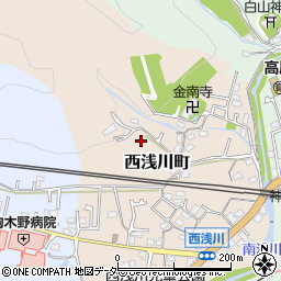 東京都八王子市西浅川町周辺の地図