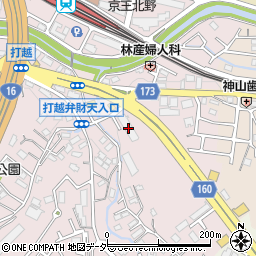 東京都八王子市打越町643周辺の地図