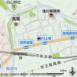 東京都八王子市高尾町1700周辺の地図