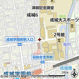 リパーク成城６丁目第２駐車場周辺の地図