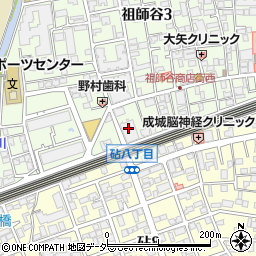 薬局成城ファーマシー祖師谷店周辺の地図