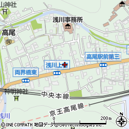 東京都八王子市高尾町1670周辺の地図