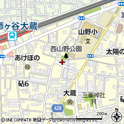 東京都世田谷区砧6丁目6-8周辺の地図