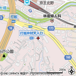 東京都八王子市打越町641周辺の地図
