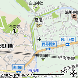 東京都八王子市高尾町1755周辺の地図