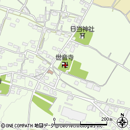 世音寺周辺の地図
