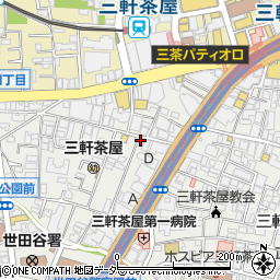 東京都世田谷区三軒茶屋2丁目11-12周辺の地図