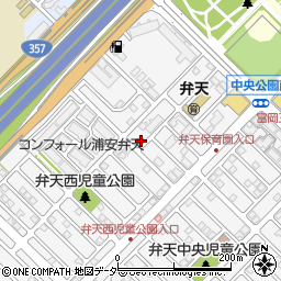 千葉県浦安市弁天1丁目5-12周辺の地図