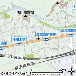 東京都八王子市高尾町1647周辺の地図