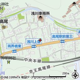 東京都八王子市高尾町1669周辺の地図