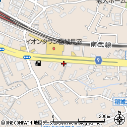 黒田建材店　稲城支店周辺の地図